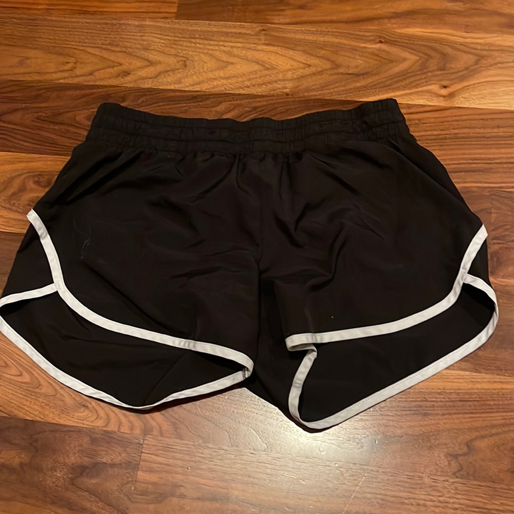 Black athletic shorts